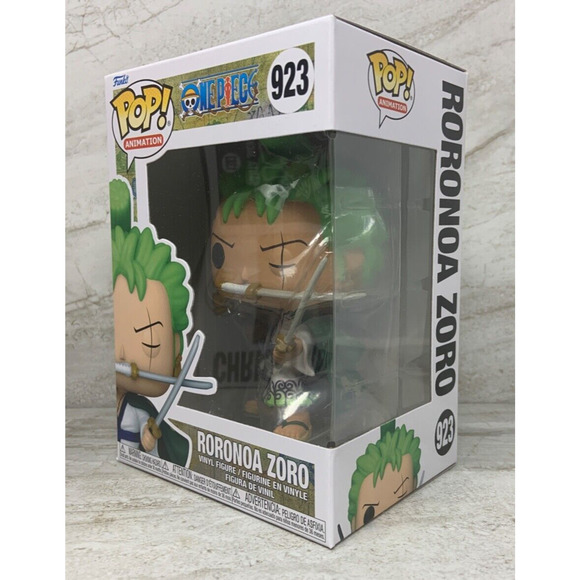 Funko Pop! Animation: #923 One Piece - RORONOA ZORO Vinyl Figure w/ Protector - Picture 2 of 7